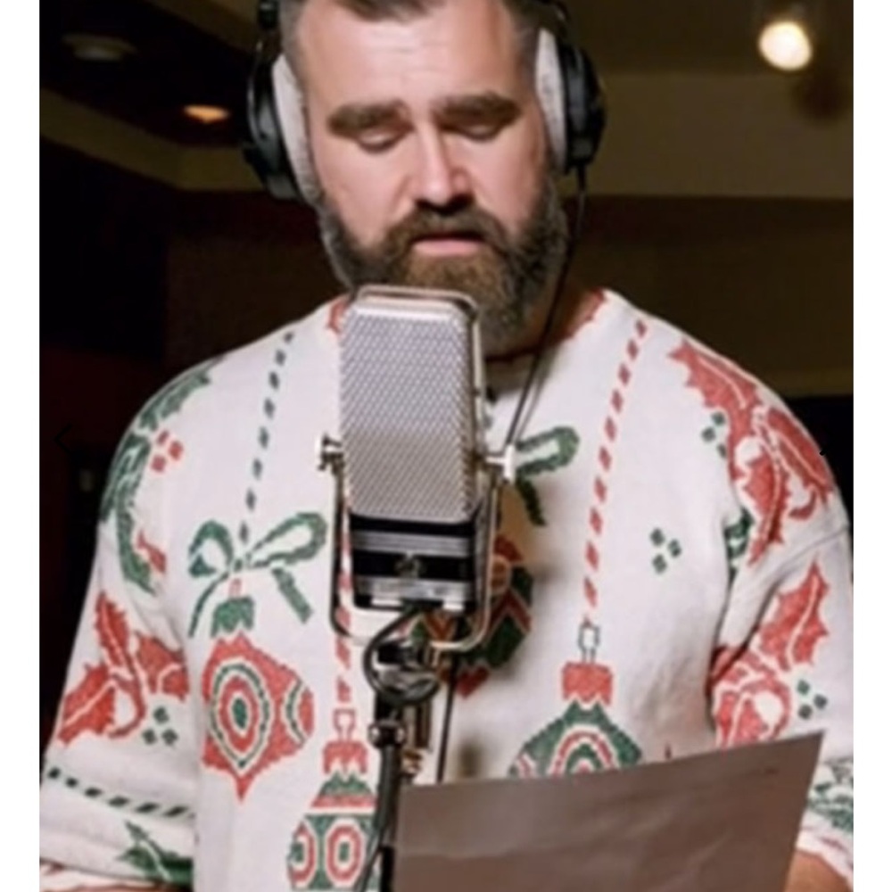 Jason Kelce Christmas Ornament Sweater